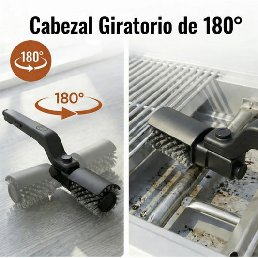 Cepillo limpia parrillas eléctrico