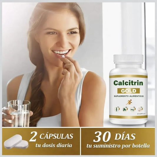 Calcitrin Gold – Apoyo diario para huesos, articulaciones y músculos