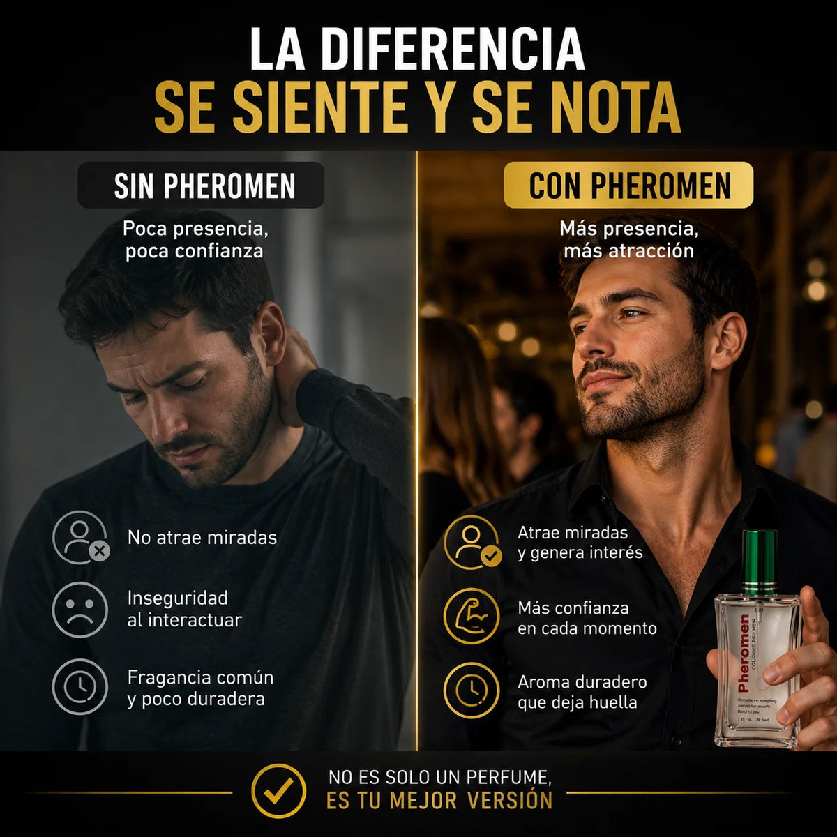PHEROMEN 2X1 – Perfume Masculino de Atracción