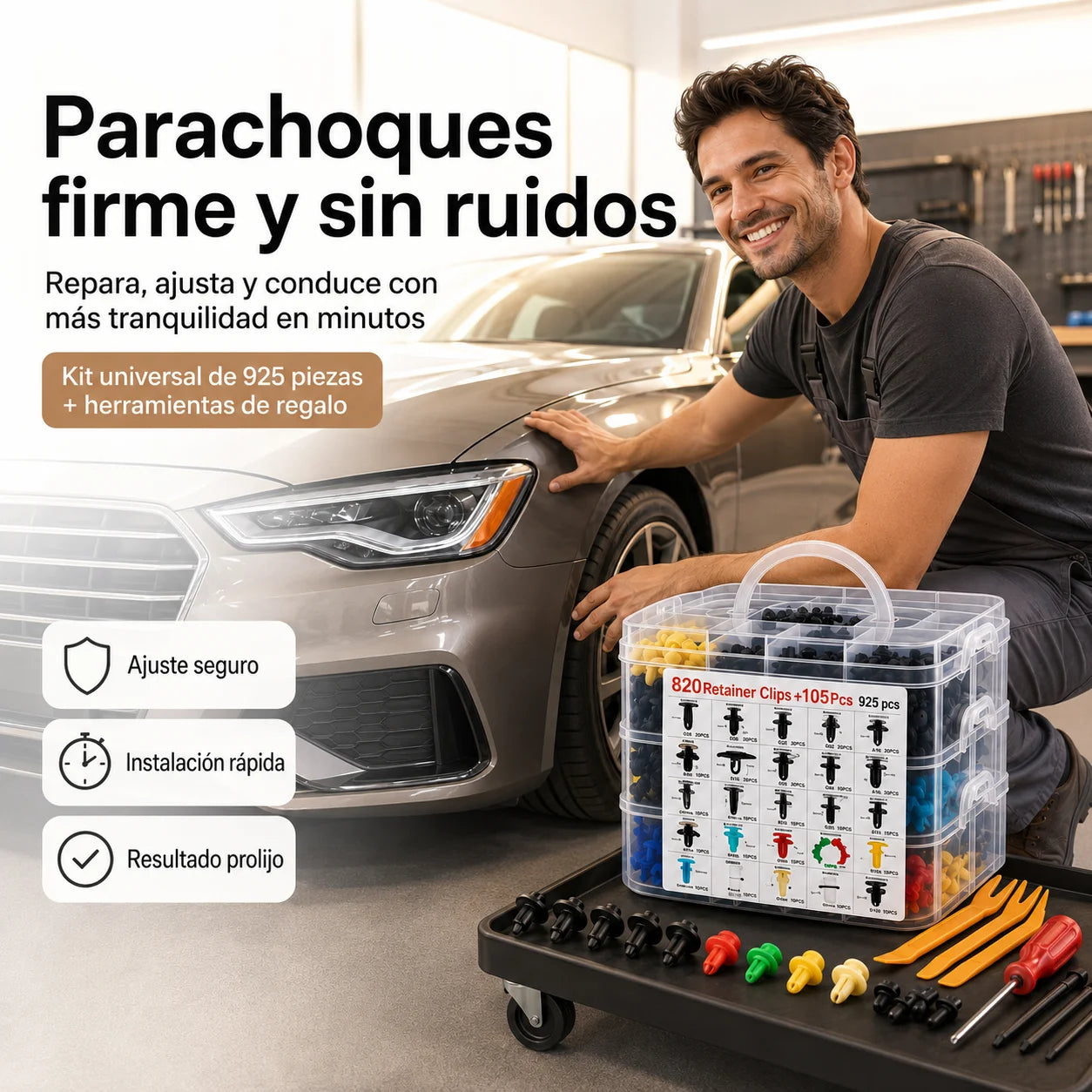 Kit FixAuto 800 – Repara Parachoques y Molduras en Minutos