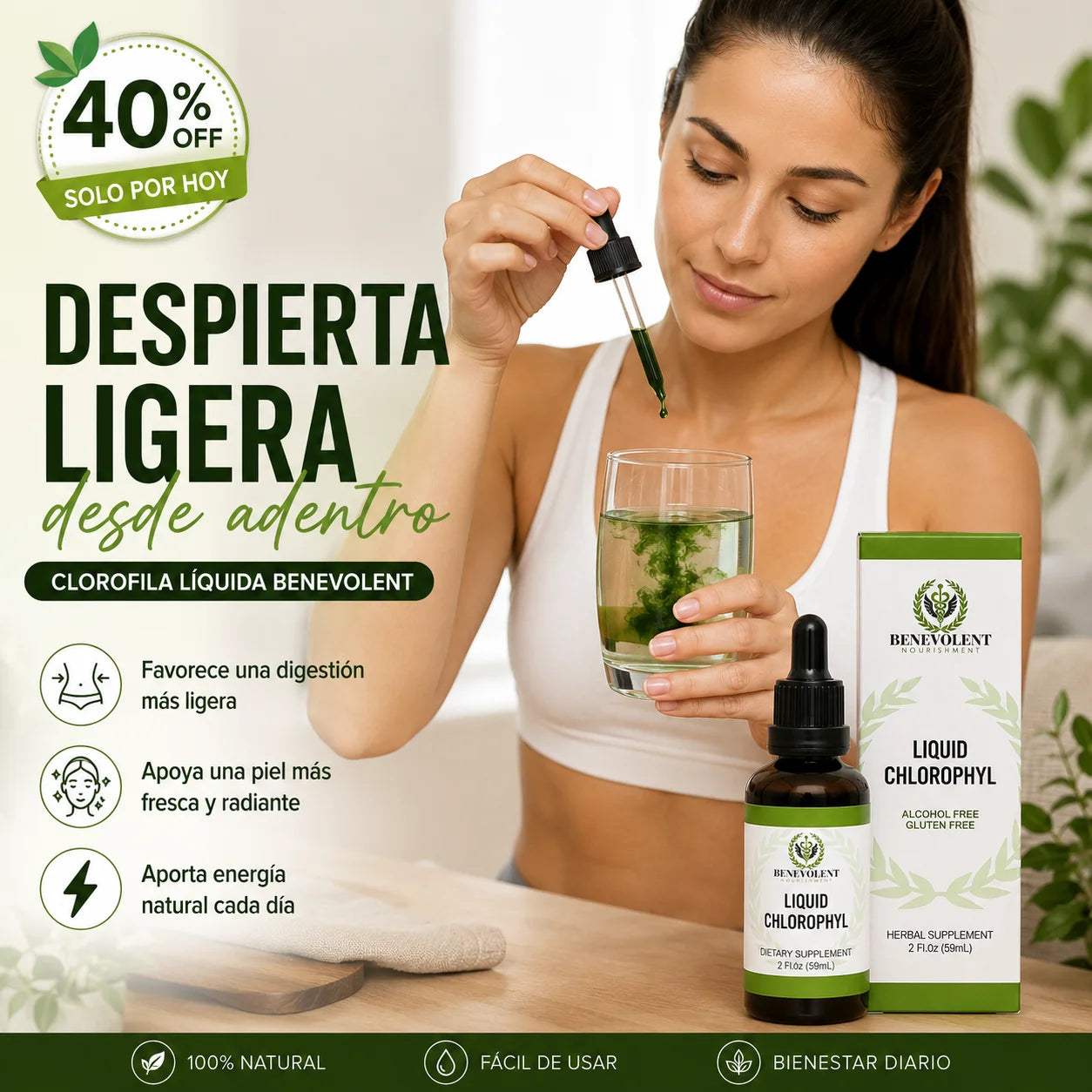CLOROFILA BENEVOLENT® - Revitaliza y restaura tu cuerpo