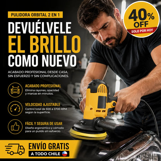BrilloPro 2 en 1 – Acabado profesional desde casa