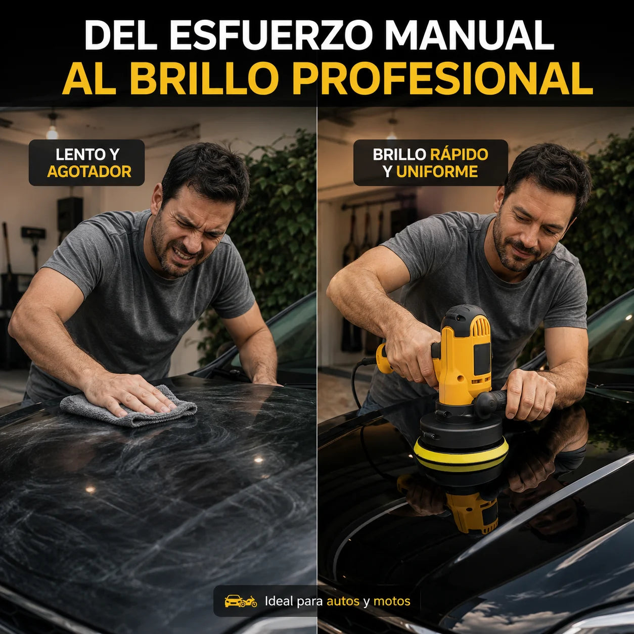 BrilloPro 2 en 1 – Acabado profesional desde casa