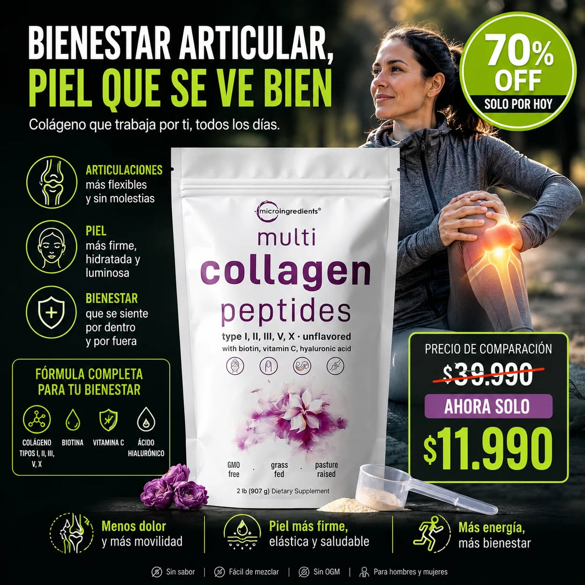 MULTI COLLAGEN PEPTIDES - BELLEZA Y APOYO ARTICULAR EN UNA RUTINA