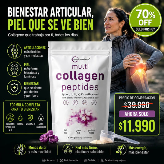 MULTI COLLAGEN PEPTIDES - BELLEZA Y APOYO ARTICULAR EN UNA RUTINA