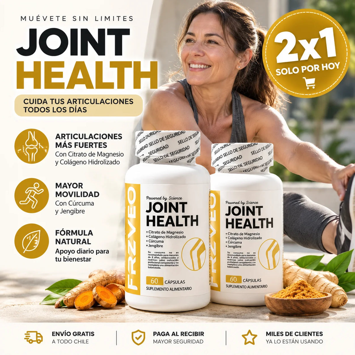 2x1 Joint Health | Apoyo diario para tus articulaciones y movilidad