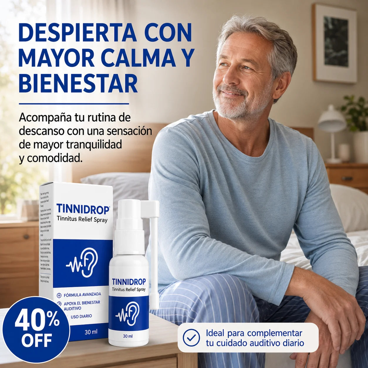 TINNIDROP® – Bienestar auditivo y mayor tranquilidad diaria