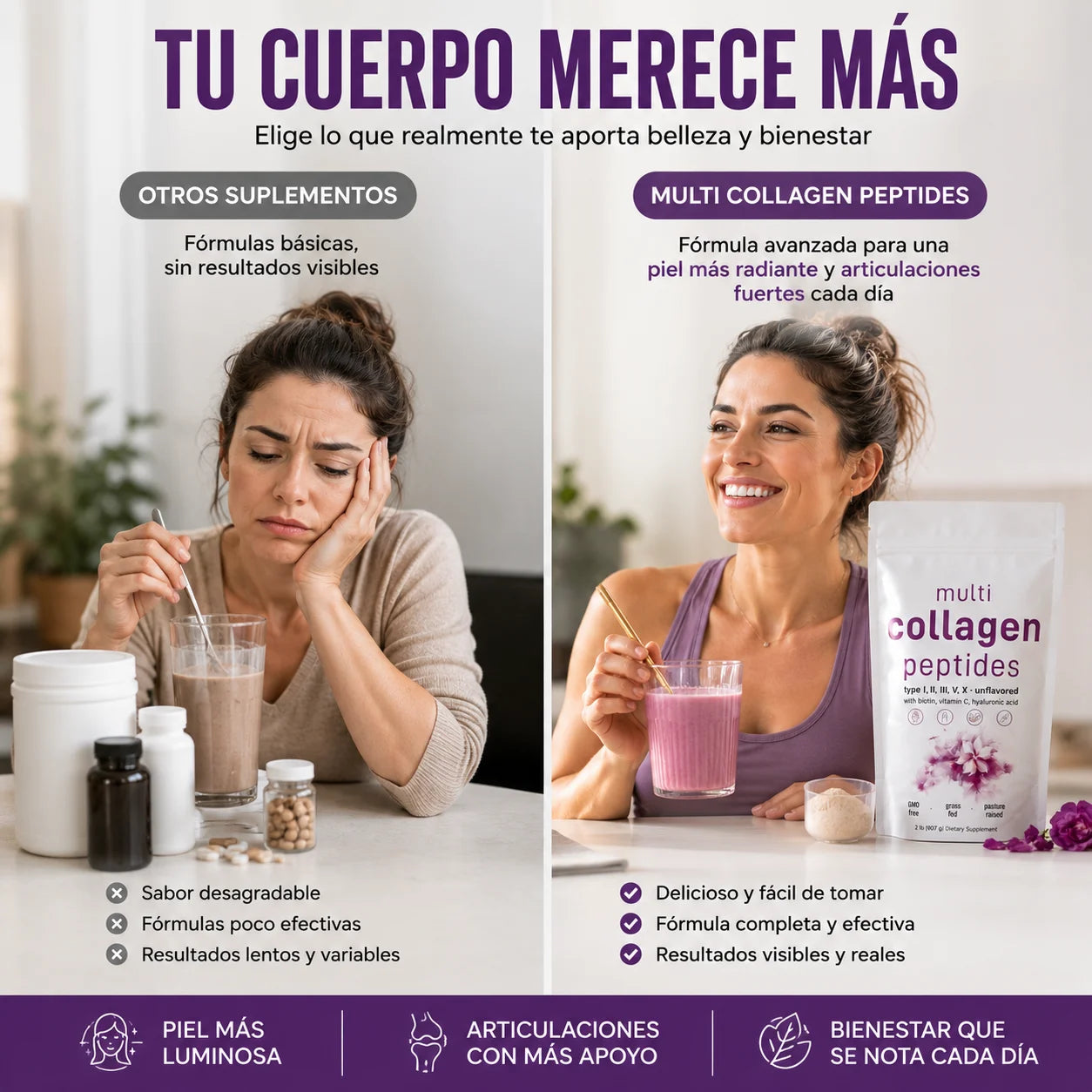 MULTI COLLAGEN PEPTIDES - BELLEZA Y APOYO ARTICULAR EN UNA RUTINA