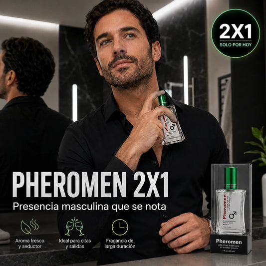 PHEROMEN 2X1 – Perfume Masculino de Atracción
