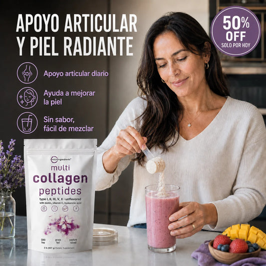 MULTI COLLAGEN PEPTIDES - BELLEZA Y APOYO ARTICULAR EN UNA RUTINA