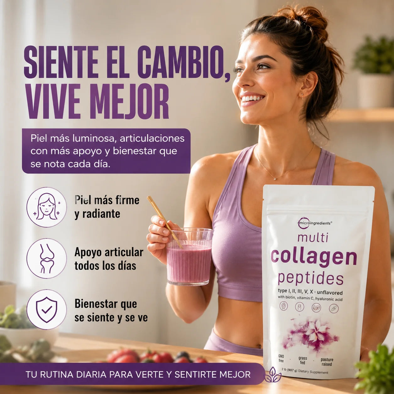 MULTI COLLAGEN PEPTIDES - BELLEZA Y APOYO ARTICULAR EN UNA RUTINA