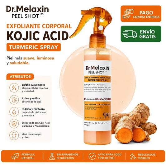 DR MELAXIN Spray Exfoliante (renueva tu piel dale su brillo natural)