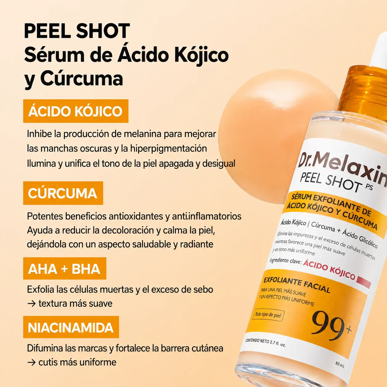 DR MELAXIN Spray Exfoliante (renueva tu piel dale su brillo natural)