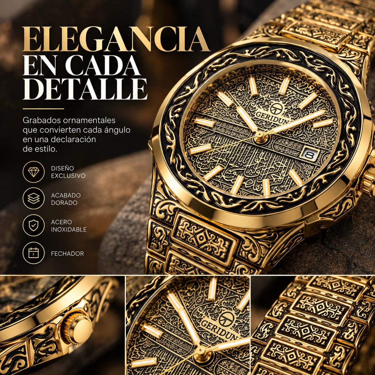 RELOJ IMPERIAL GOLD - Presencia. Elegancia. Distinción.