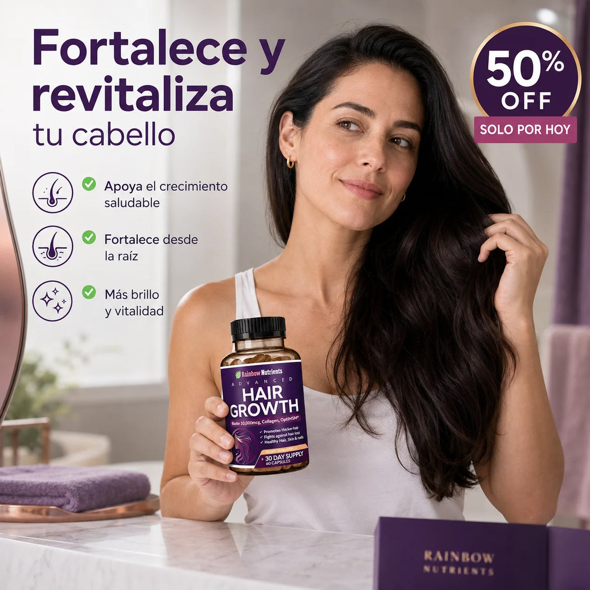 Hair Growth – Menos quiebre, más fuerza y brillo