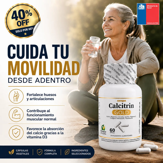 Calcitrin Gold – Apoyo diario para huesos, articulaciones y músculos