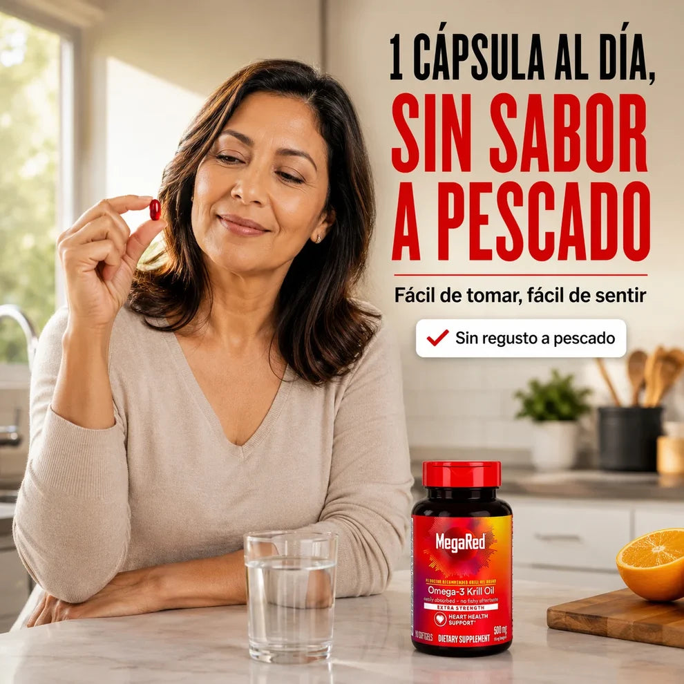 Omega-3 de Krill – Energía, Vitalidad y Bienestar Cardiovascular