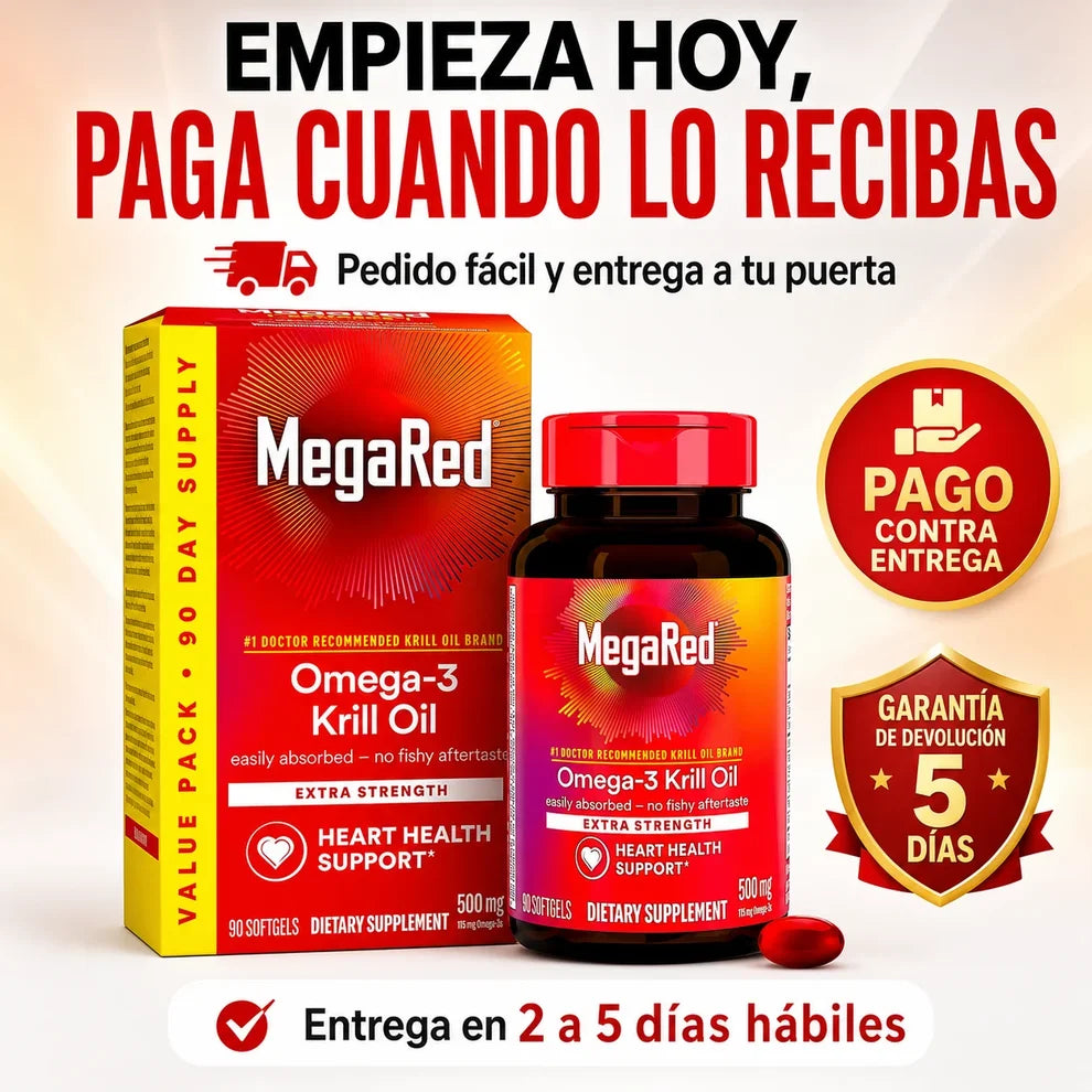 Omega-3 de Krill – Energía, Vitalidad y Bienestar Cardiovascular