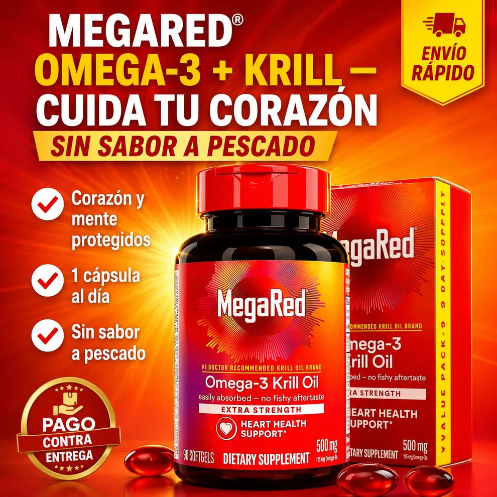 Omega-3 de Krill – Energía, Vitalidad y Bienestar Cardiovascular